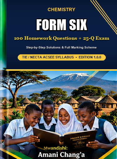 CHEMISTRY FORM SIX - 100 HOMEWORK QUESTIONS & 25-QUESTION MODEL EXAM